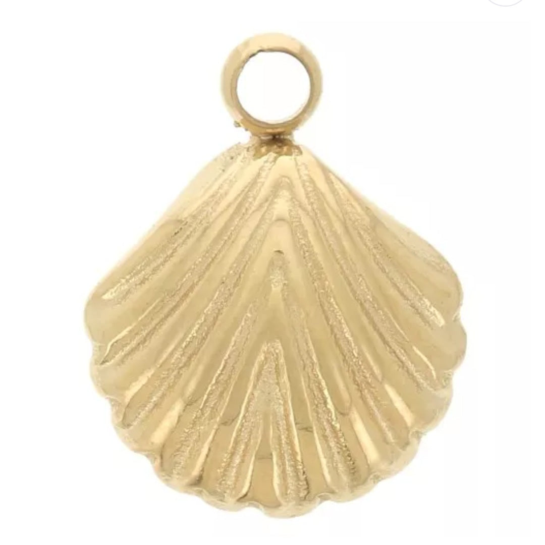 Breloque coquillage 9x7mm
