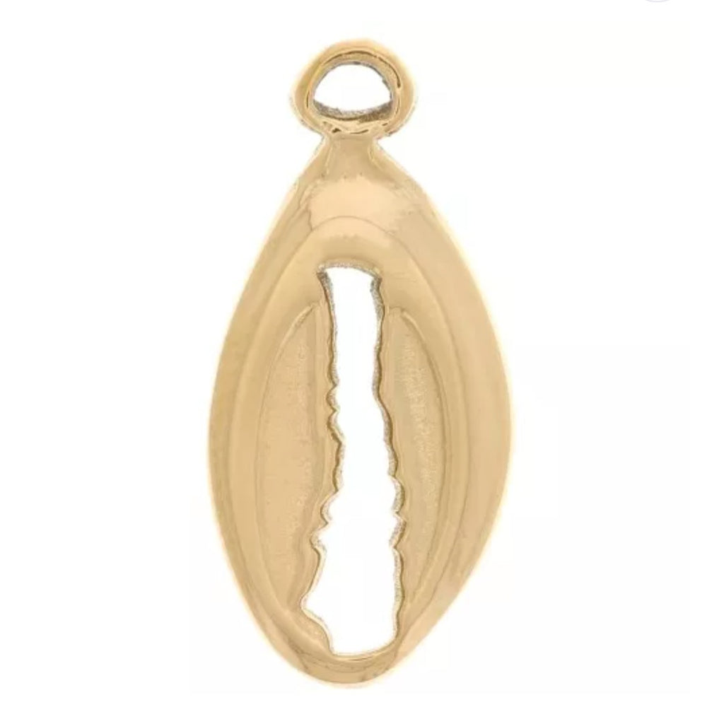 Breloque coquillage cauri 17x8mm