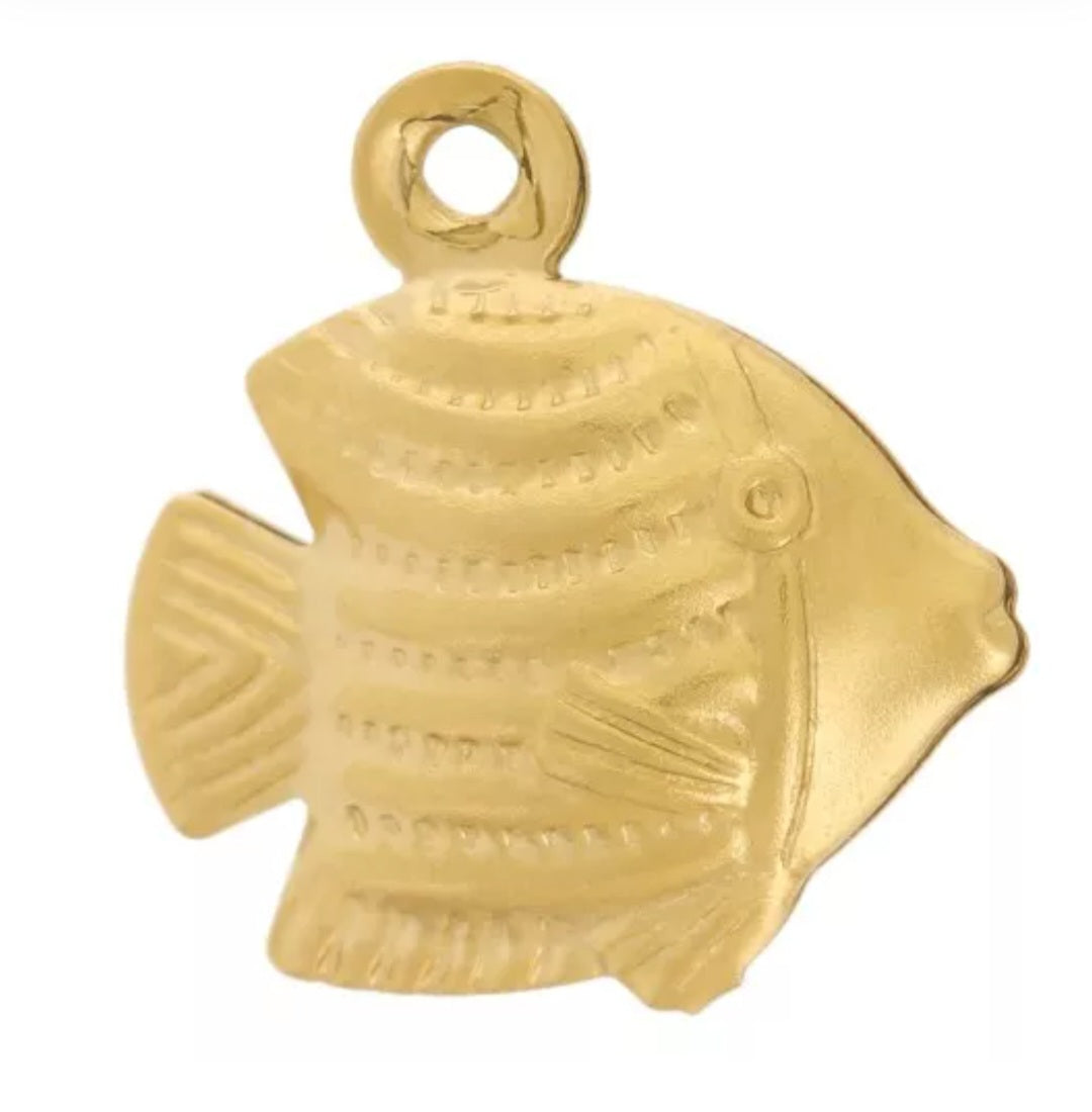 Breloque poisson 13x12mm