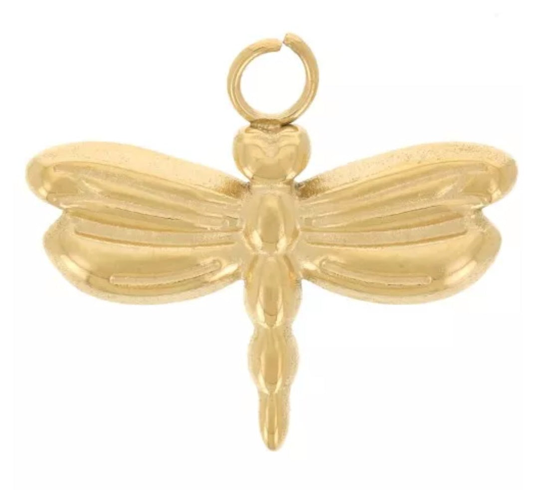 Breloque libellule 14x16mm